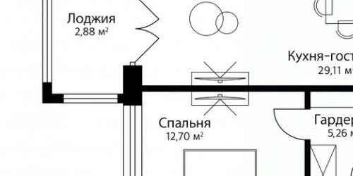 4-комн квартира Живописная улица, 21А