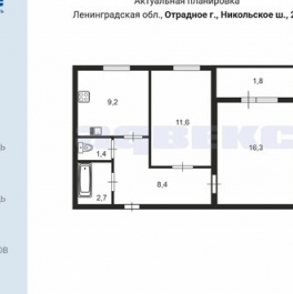 Продажа 2-комн квартиры на вторичном рынке Отрадное г, Никольское ш,  д. 23