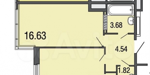 1-комн квартира Советская 2-я ул,  д. 4Б