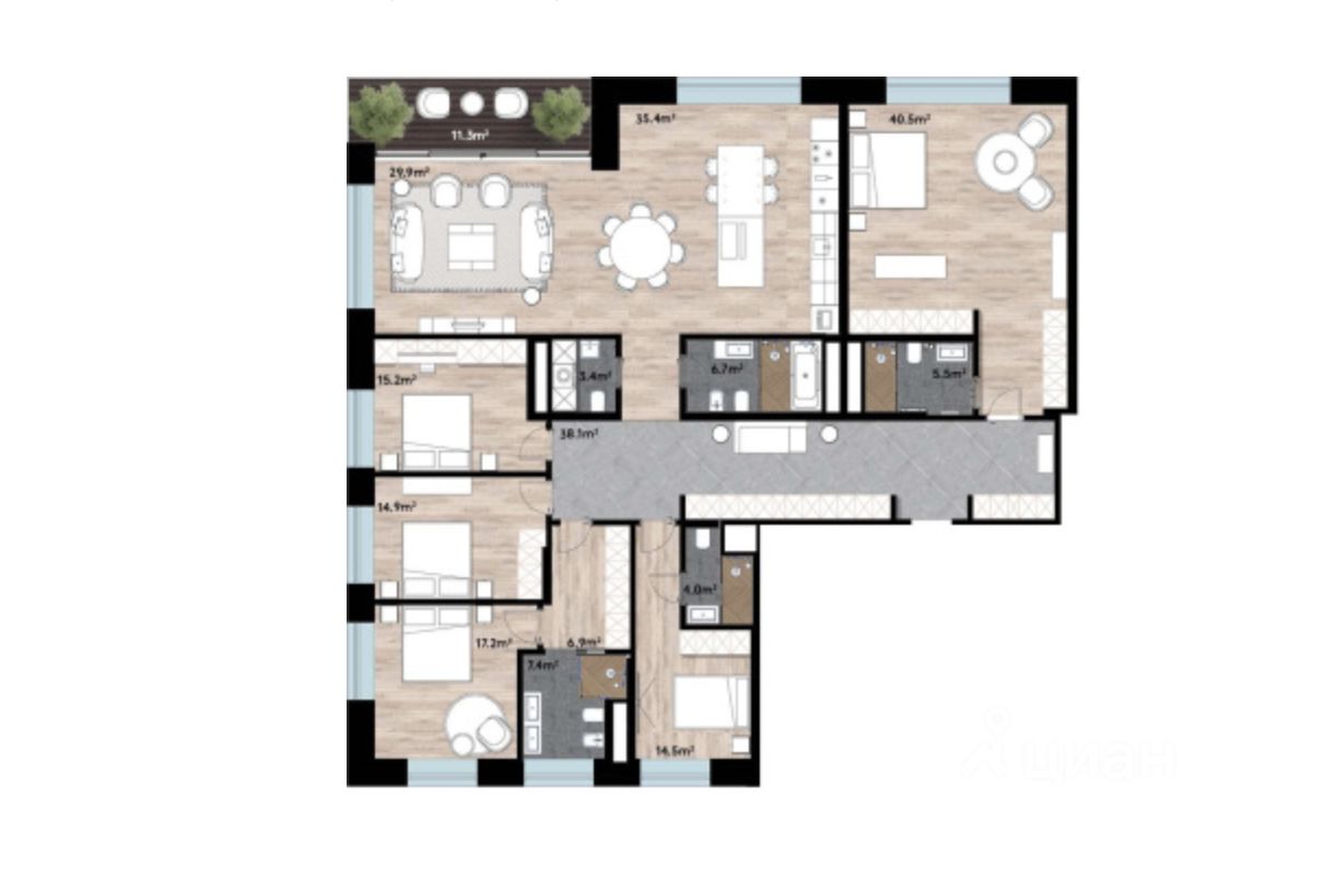 Продажа 5-комн квартиры на вторичном рынке 2-й Мосфильмовский переулок, 5