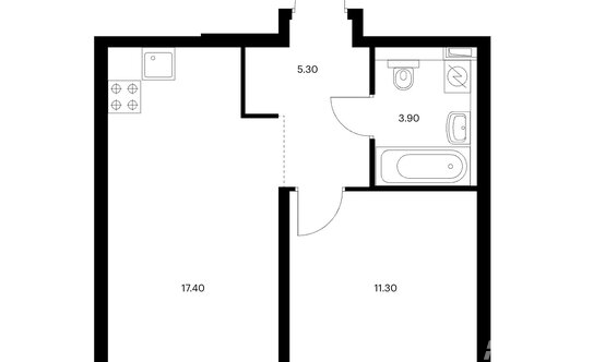 Продажа 2-комн квартиры на вторичном рынке Олонецкая улица