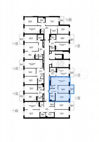 Продажа 2-комн квартиры в новостройке Малодетскосельский пр-кт,  д. 42