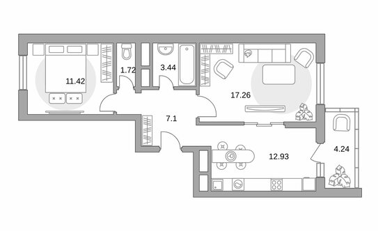 Продажа 2-комн квартиры на вторичном рынке Балашиха, ул Лукино,  д. 53А