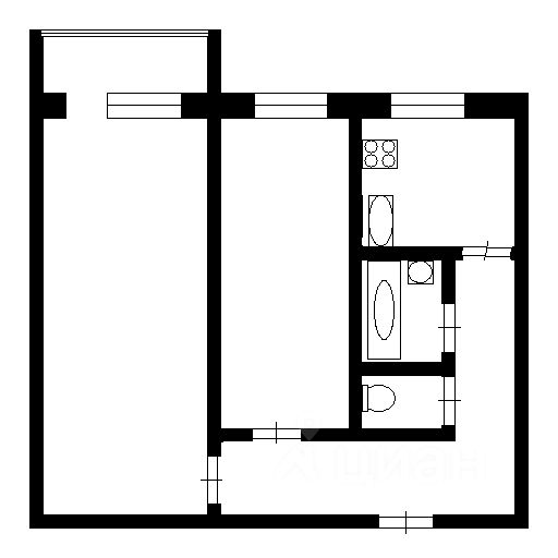 Продажа 2-комн квартиры на вторичном рынке Красное Село, Кингисеппское шоссе, 10к1