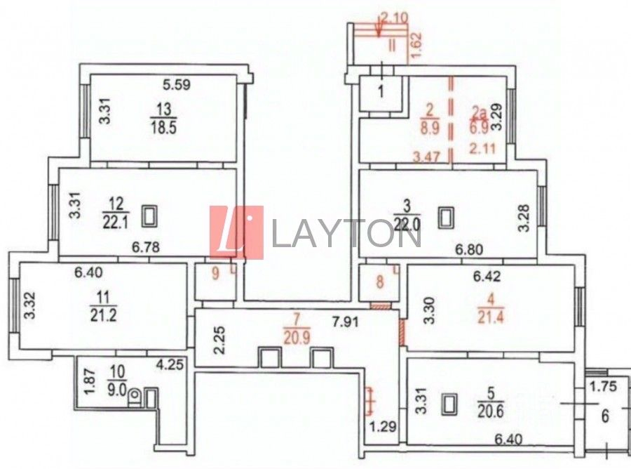 Продажа торгового помещения улица Брусилова,  д. 39 к1