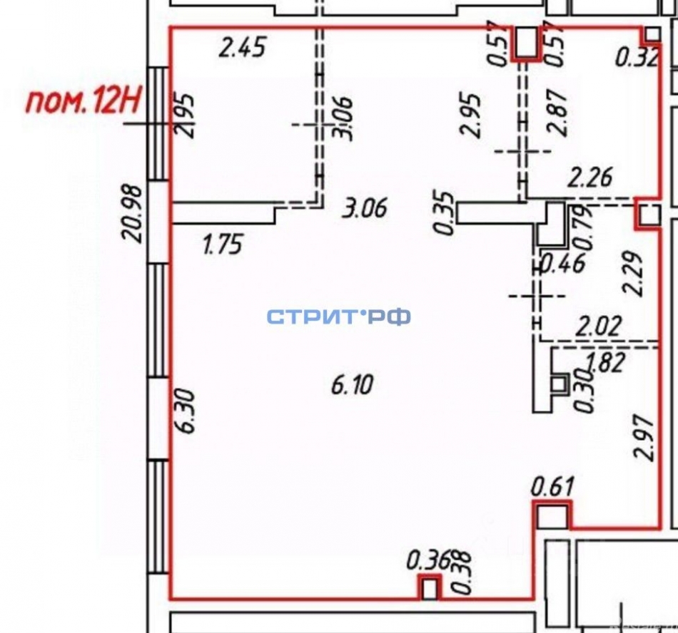Аренда торгового помещения Ижорская улица,  д. 6 к6