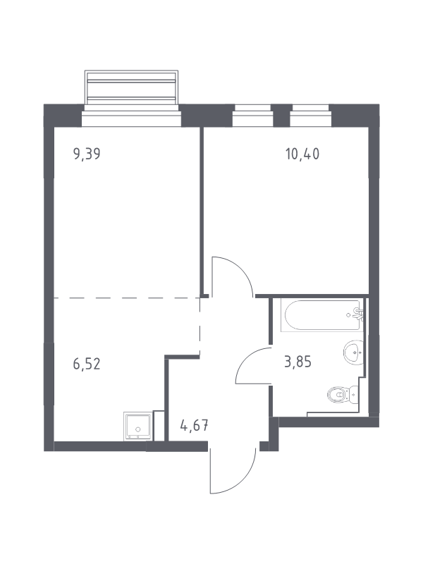 Продажа 1-комн квартиры в новостройке Лайково с., Лесная ул.,  к. 56