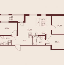 Продажа 3-комн квартиры в новостройке Мурино п., Шоссе в Лаврики ул., к. 1 Продажа 3-комн квартиры в новостройке Мурино п., Шоссе в Лаврики ул., к. 1