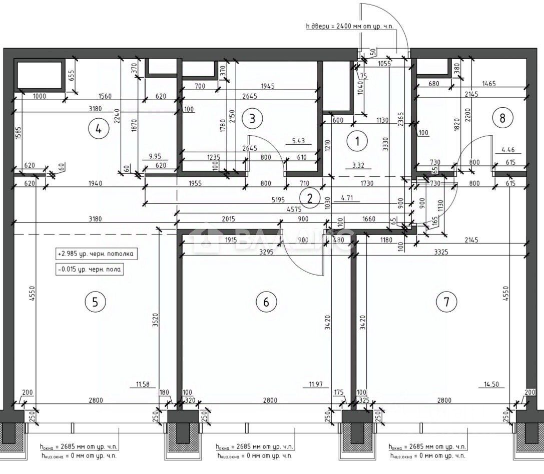 Продажа 3-комн квартиры на вторичном рынке улица 4-я Марьиной рощи,  д. 10