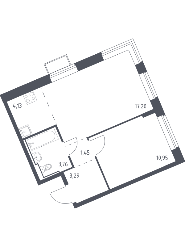 Продажа 1-комн квартиры в новостройке Москва г., Ленинградское ш.,  к. 5