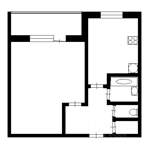 Продажа 1-комн квартиры на вторичном рынке Ленская улица, 21