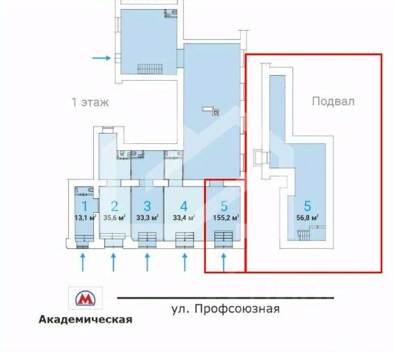 Аренда ПСН Профсоюзная ул