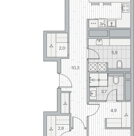 Продажа 2-комн квартиры в новостройке Москва г., Береговой проезд, к. 1 Продажа 2-комн квартиры в новостройке Москва г., Береговой проезд, к. 1