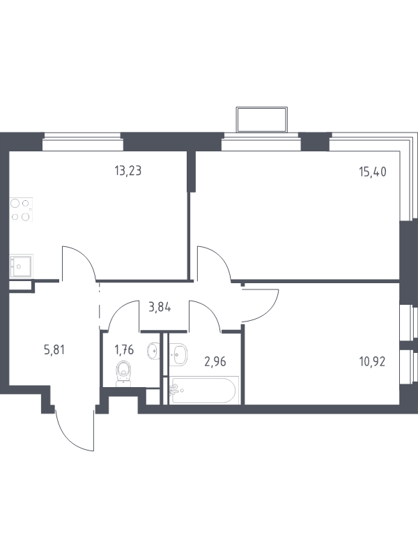 Продажа 2-комн квартиры в новостройке Видное г, Горки Ленинские рп, Каширское ш,  к. 17