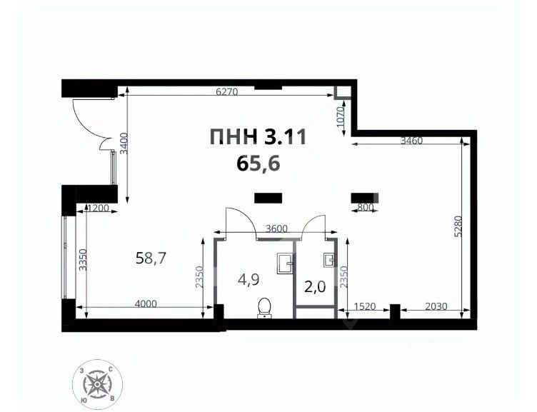Продажа торгового помещения Новоподрезково, 1-я Сестрорецкая улица,  д. 1