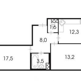 Продажа 2-комн квартиры на вторичном рынке Александра Матросова ул,  д. 8 к4
