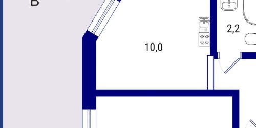 2-комн квартира переулок Каховского, 7