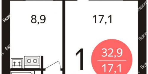 1-комн квартира ул Бутырский Вал,  д. 48