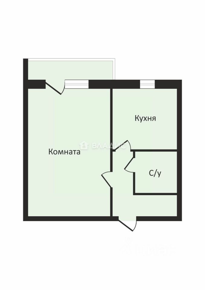 Продажа 1-комн квартиры на вторичном рынке Сходня мкр, Вишневая улица, 12