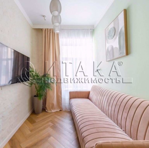 1-комн квартира Барочная ул., д. 3/22, лит. А