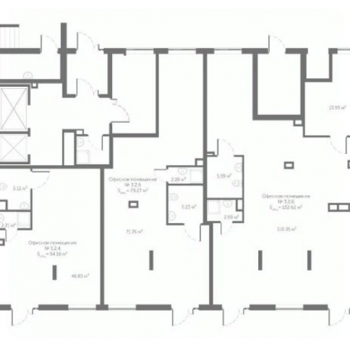 Помещение свободного назначения Октябрьская наб,  д. 40,  к. К