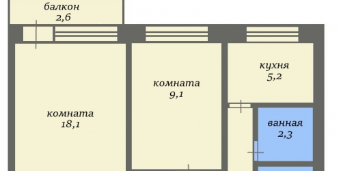2-комн квартира Петергоф г., Жарновецкого ул. ,  д. 6