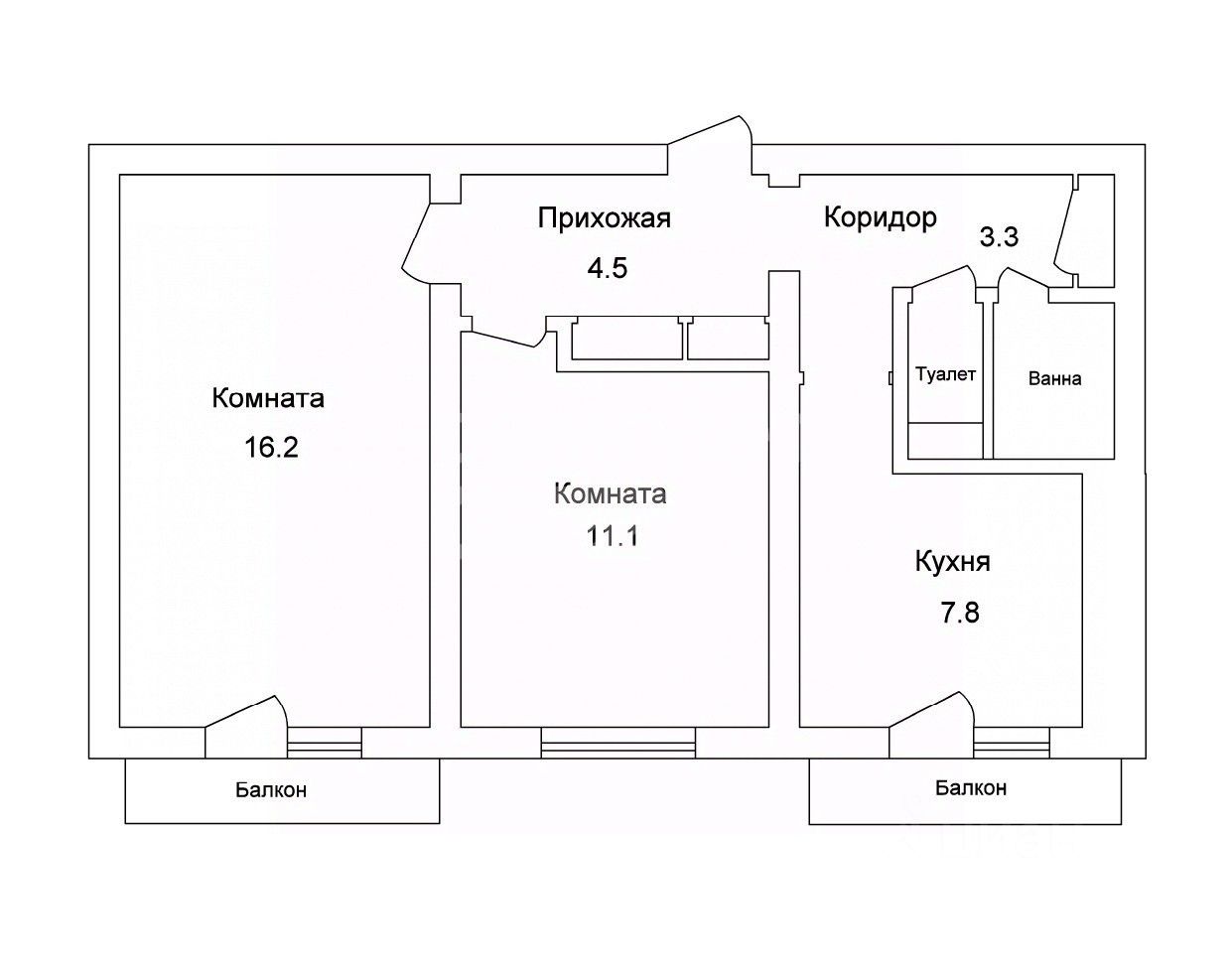 Продажа 2-комн квартиры на вторичном рынке д. Ковригино, улица Северная,  д. 41