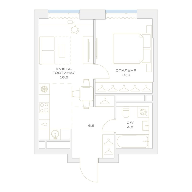Продажа 1-комн квартиры в новостройке Марьино п., Харлампиева ул.,  к. 21