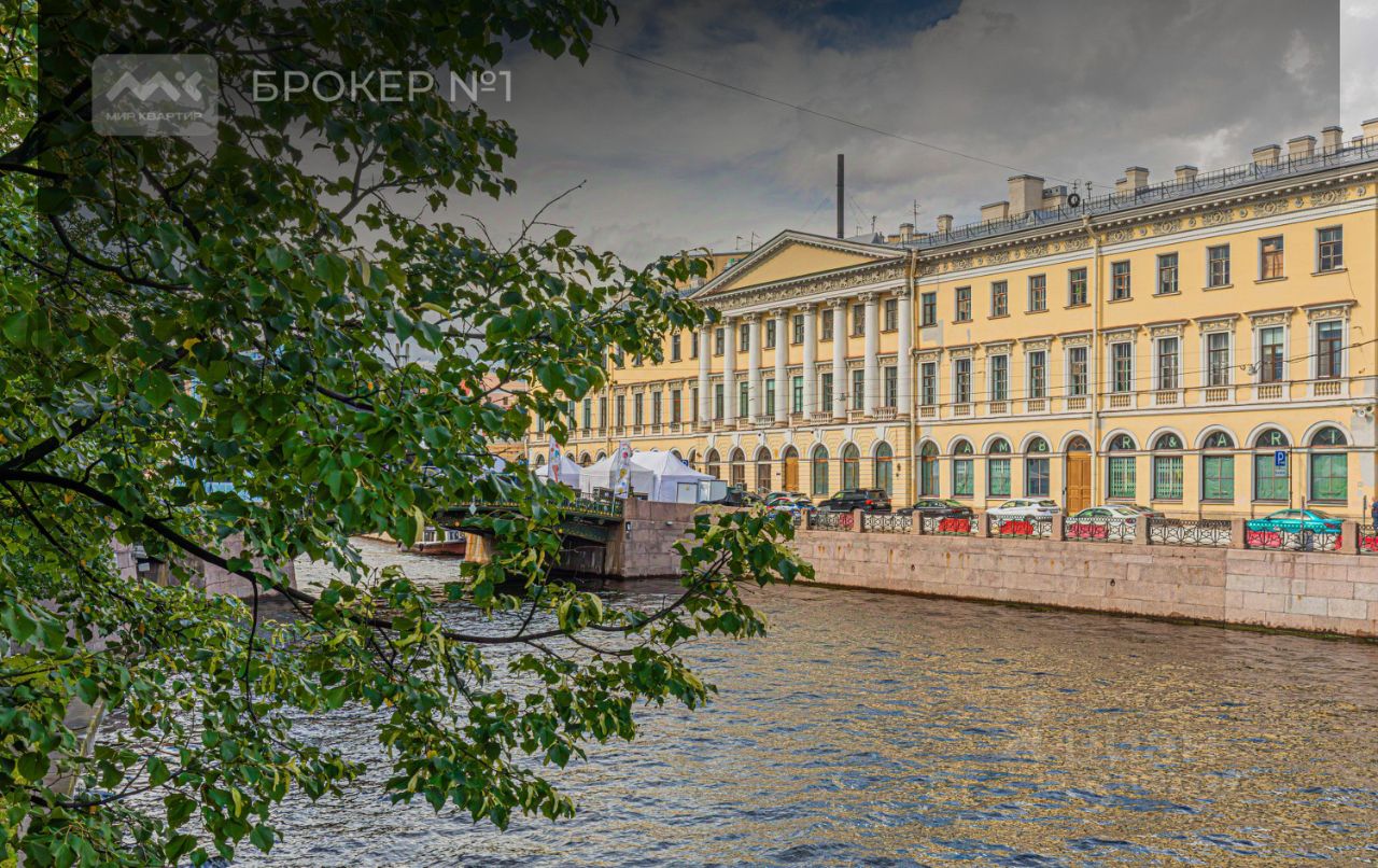 Продажа 4-комн квартиры на вторичном рынке набережная Реки Мойки, 1/8