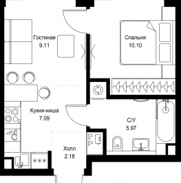 Продажа 1-комн квартиры в новостройке Москва г., Верейская ул., к. SET.2.Б Продажа 1-комн квартиры в новостройке Москва г., Верейская ул., к. SET.2.Б