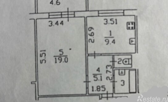 Продажа 1-комн квартиры на вторичном рынке Мытищи г, Юбилейная ул,  д. 39