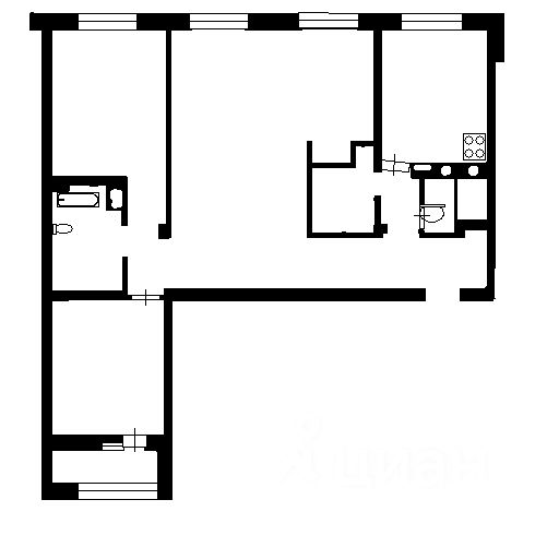 Продажа 3-комн квартиры на вторичном рынке Пионерская улица, 50