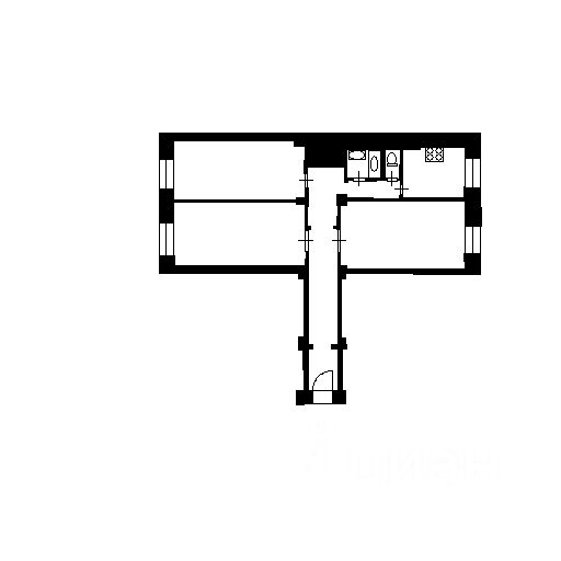 Аренда 3-комн квартиры на вторичном рынке Малая Сухаревская площадь, 3