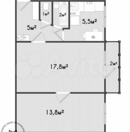Продажа 2-комн квартиры на вторичном рынке улица Солдата Корзуна,  д. 13