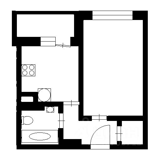 Аренда 1-комн квартиры на вторичном рынке Кудрово г., проспект Европейский, 14к6
