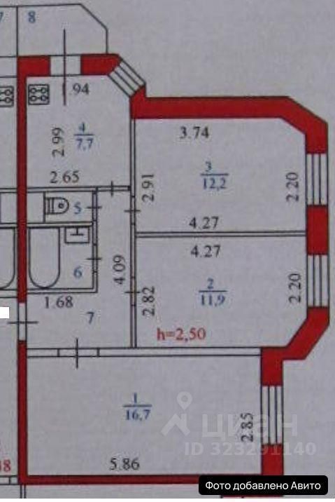 Продажа 3-комн квартиры на вторичном рынке Бокситогорск, Городская улица, 4