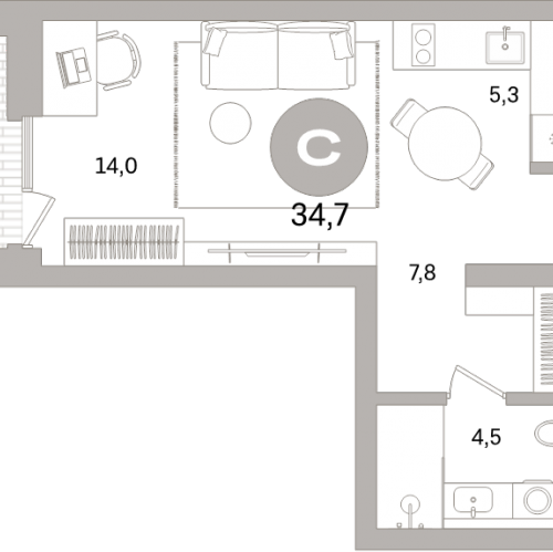 Студия Головнина б-р,  к. 3-1