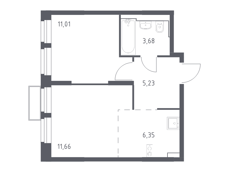 Продажа 1-комн квартиры в новостройке Красногорск г,  к. 2