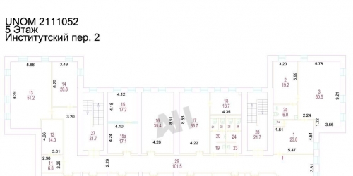 Отдельное здание Институтский пер