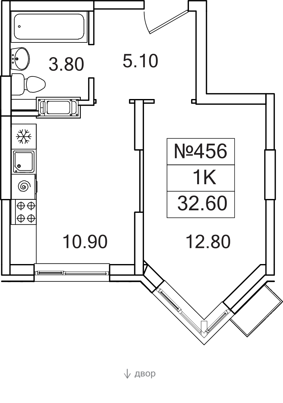 Продажа 1-комн квартиры в новостройке Сапроново д., Калиновая ул.,  к. 8