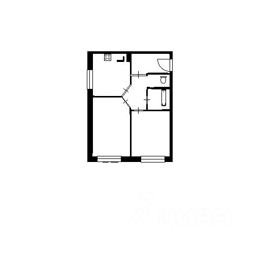 Продажа 2-комн квартиры на вторичном рынке Боровское шоссе, 2к3
