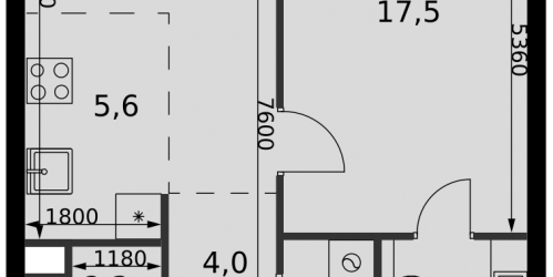 2-комн квартира 3-й Хорошёвский проезд