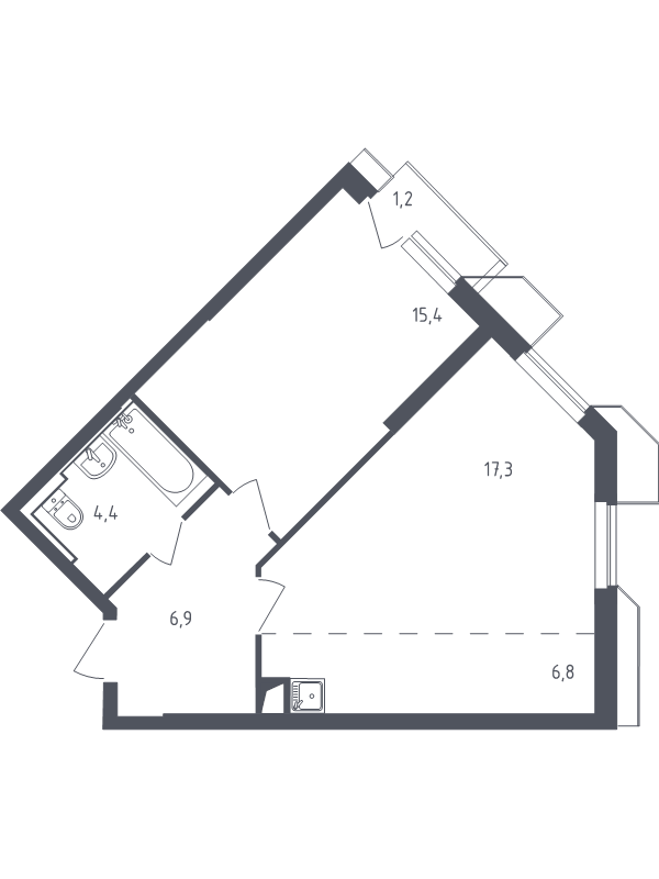 Продажа 1-комн квартиры в новостройке Раздоры д., Мякининское ш.,  к. 21