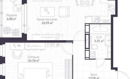 Продажа 2-комн квартиры на вторичном рынке Парашютная улица,  д. 79 к1