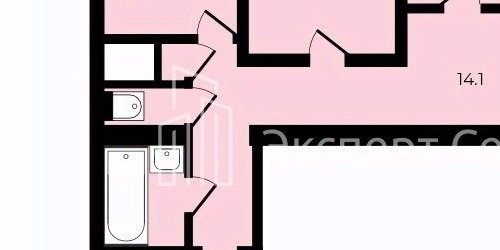 3-комн квартира улица Димитрова, 20К1