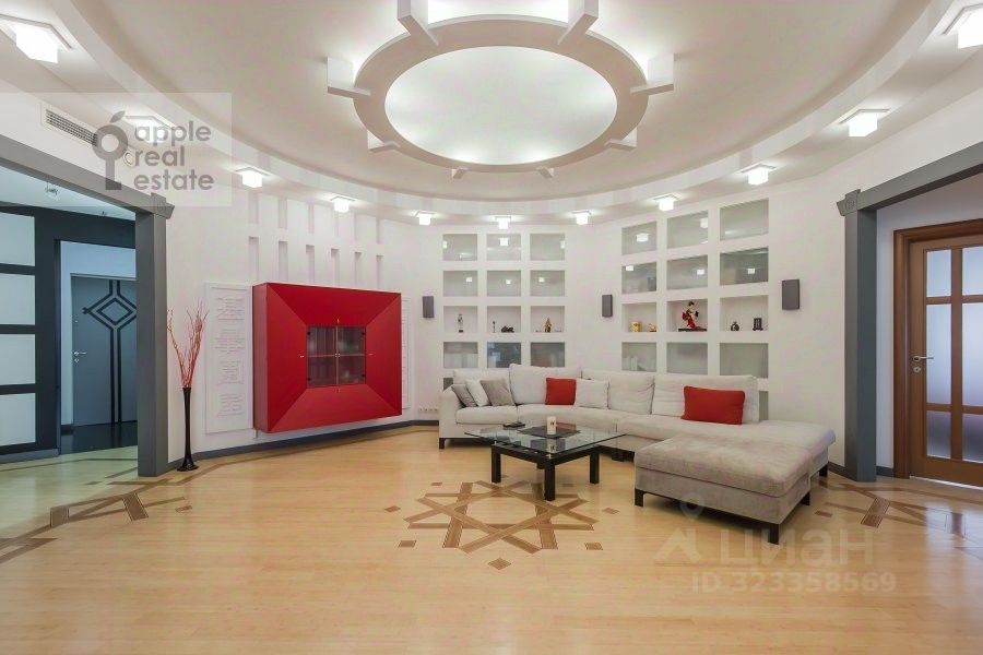 Аренда 3-комн квартиры на вторичном рынке 1-й Смоленский переулок, 17