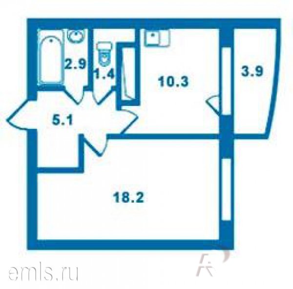 Продажа 1-комн квартиры в новостройке Металлострой п, Центральная ул ,  д. 19