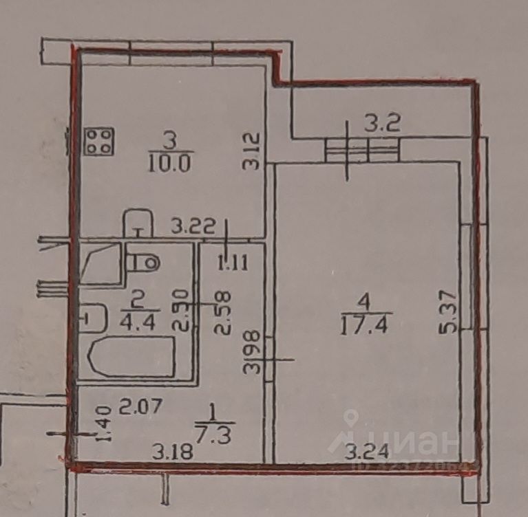 Продажа 1-комн квартиры на вторичном рынке Ленинский пр-кт,  д. 114