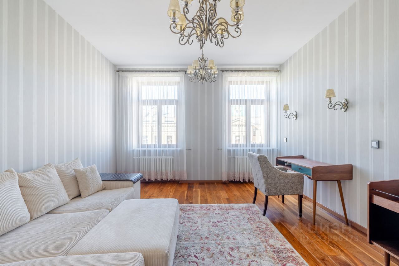 Аренда 2-комн квартиры на вторичном рынке Фурштатская улица, 27