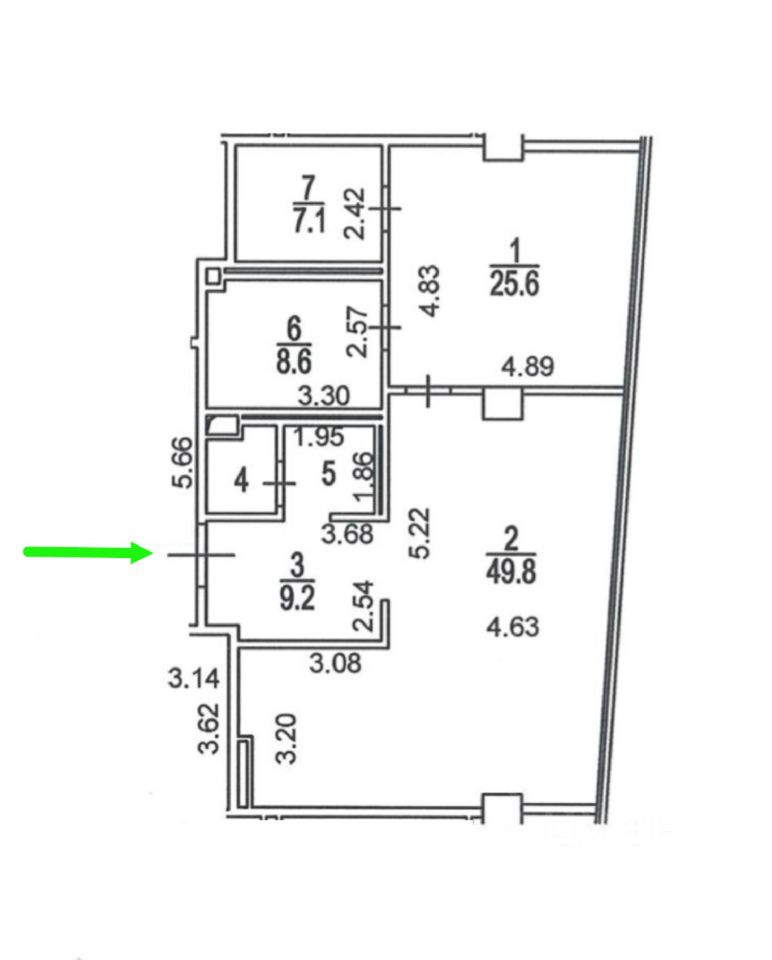 Продажа 2-комн квартиры на вторичном рынке набережная Пресненская, 8с1